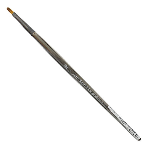 Royal Langnickel Zen Brush for All Media  Short Handle, Filbert #2