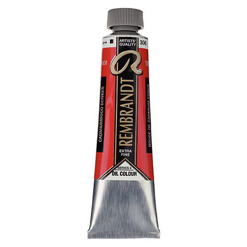 Royal Talens Rembrandt Oil Colour - (1.4oz/40ml) Cadmium Red Deep