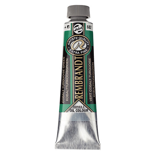 Royal Talens Rembrandt Oil Colour - (1.4oz/40ml) Cobalt Turquoise Green