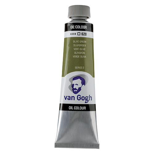 Royal Talens Van Gogh Oil Colour - (1.4oz/40ml) Permanent Olive Green