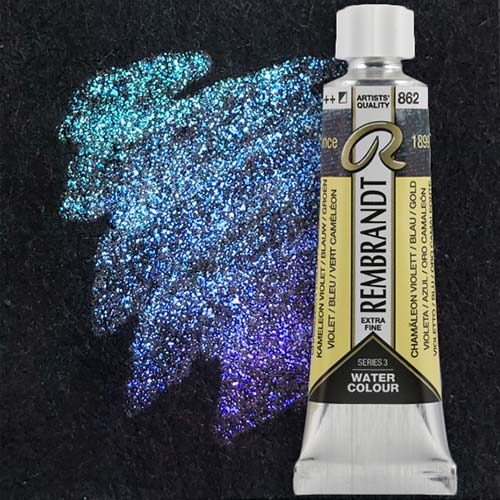 Royal Talens Rembrandt Watercolour - (0.3oz/10ml) Chameleon Violet Blue Green
