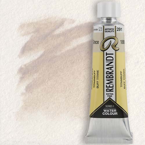 Royal Talens Rembrandt Watercolour - (0.6oz/20ml) Titanium Buff 291