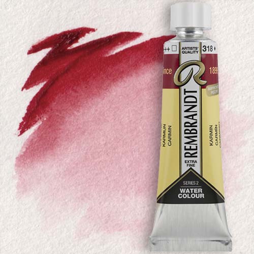 Royal Talens Rembrandt Watercolour - (0.6oz/20ml) Carmine 318
