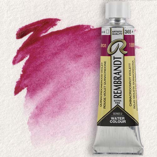 Royal Talens Rembrandt Watercolour - (0.6oz/20ml) Quinacridone Red Violet 365