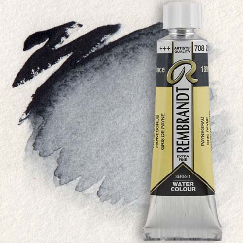 Royal Talens Rembrandt Watercolour - (0.6oz/20ml) Paynes Grey 708