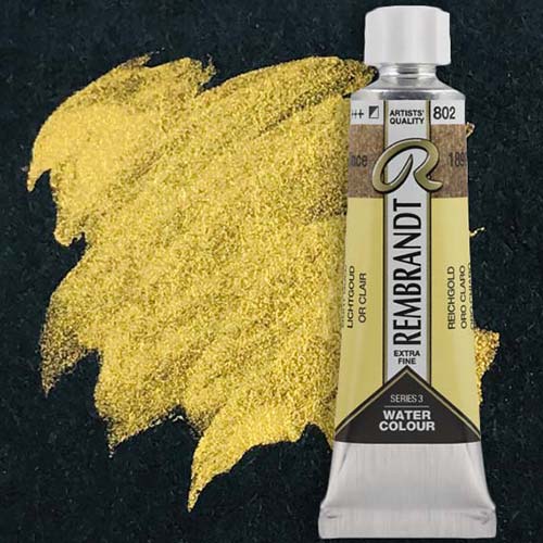 Royal Talens Rembrandt Watercolour - (0.6oz/20ml) Light Gold 802
