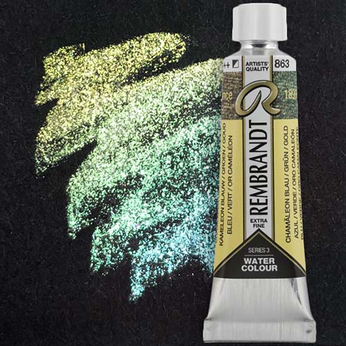Royal Talens Rembrandt Watercolour - (0.6oz/20ml) Chameleon Blue Green Gold  863