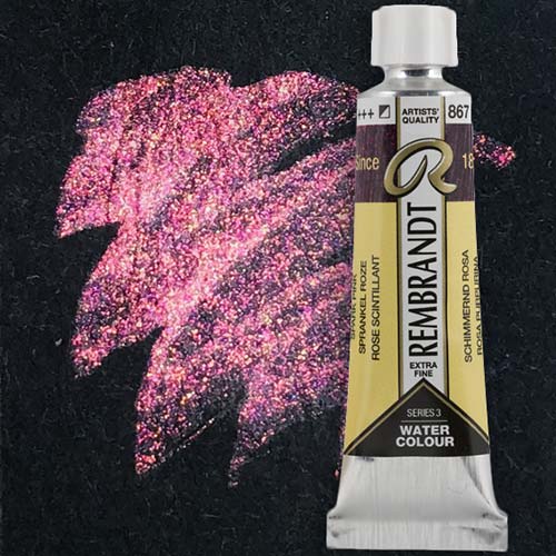 Royal Talens Rembrandt Watercolour - (0.6oz/20ml) Sparkle Pink 867