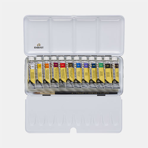 Rembrandt Professional Watercolor Tube Set / Metal Tin  -12x10ml -Urban Cityscape Collection  05830197