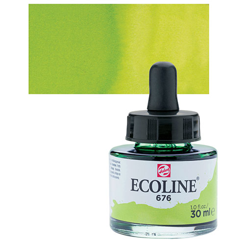 Royal Talens Ecoline Liquid Watercolor - (1oz/30ml) Grass Green