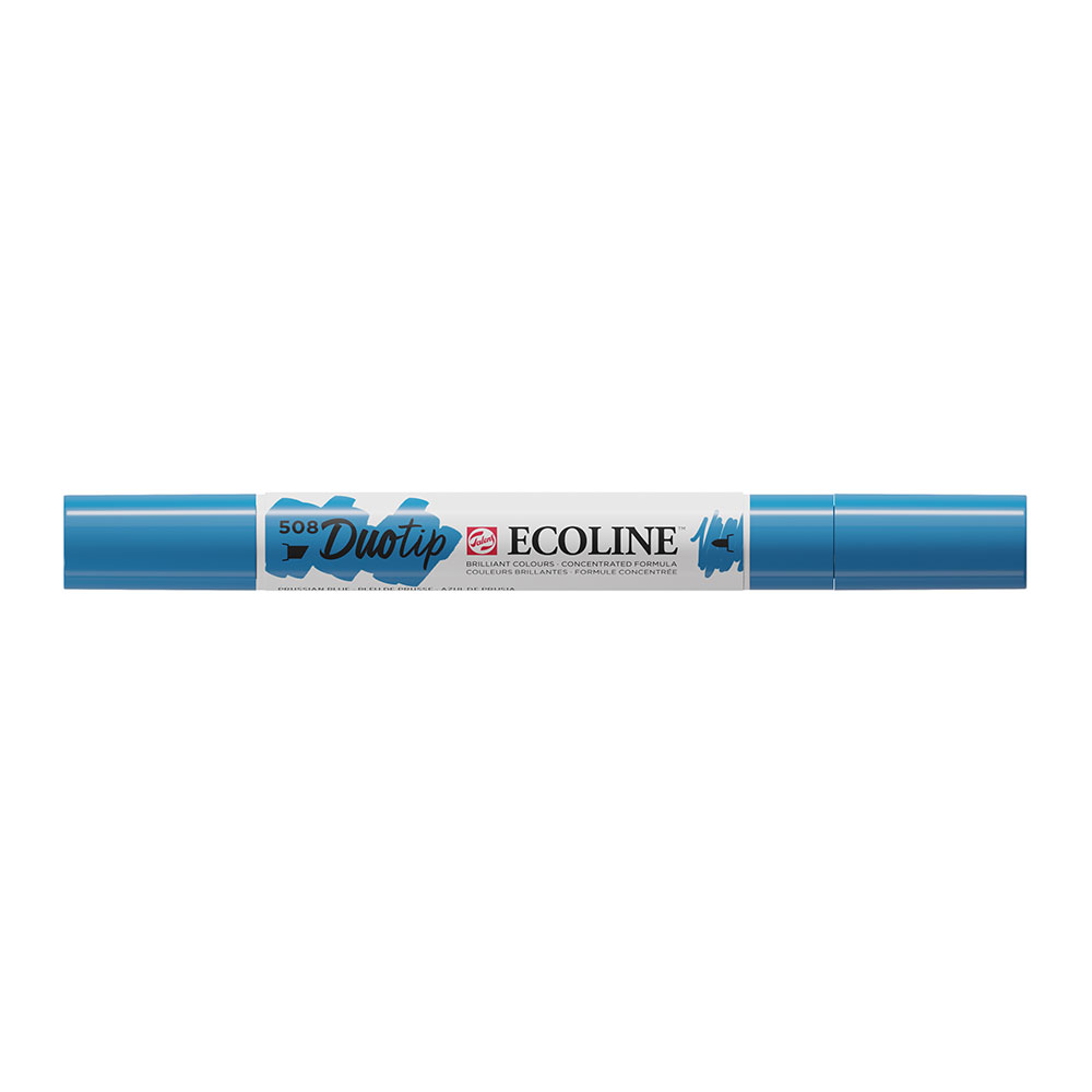 Ecoline Duotip Watercolor Marker - Prussian Blue 508