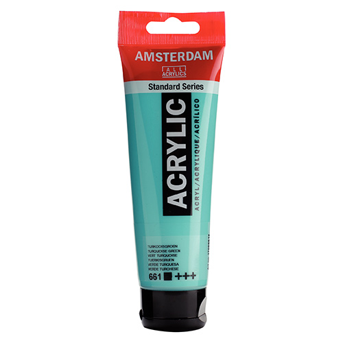 Royal Talens Amsterdam Acrylic Paint - (0.7oz/20ml) Turquoise Green