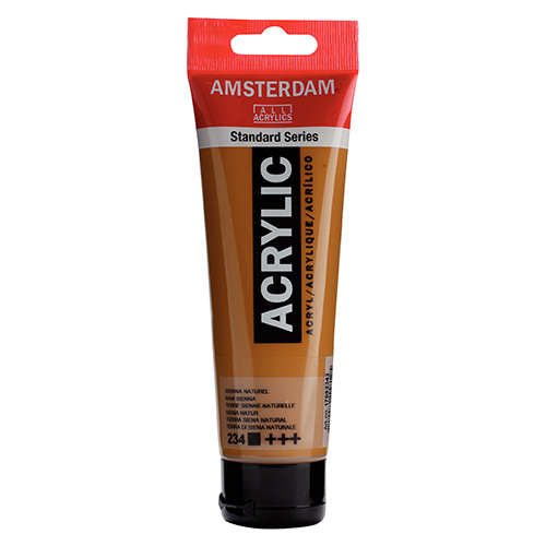Royal Talens Amsterdam Acrylic Paint - (4.1oz/120ml) Raw Sienna