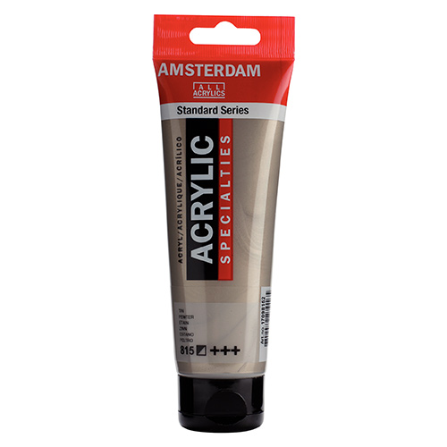 Royal Talens Amsterdam Acrylic Paint - (4.1oz/120ml) Pewter