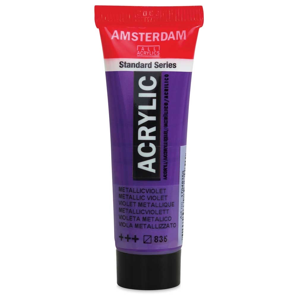 Royal Talens Amsterdam Acrylic Paint - (4.1oz/120ml) Metallic Violet