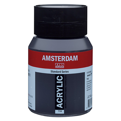 Royal Talens Amsterdam Acrylic Paint - (16.9oz/500ml) Payne's Grey
