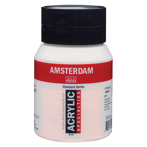 Royal Talens Amsterdam Acrylic Paint - (16.9oz/500ml) Pearl Red