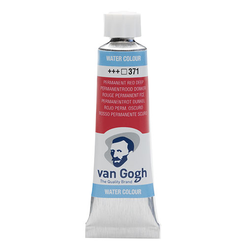 Royal Talens Van Gogh Water Colour - (.3oz/10ml) Permanent Red Deep