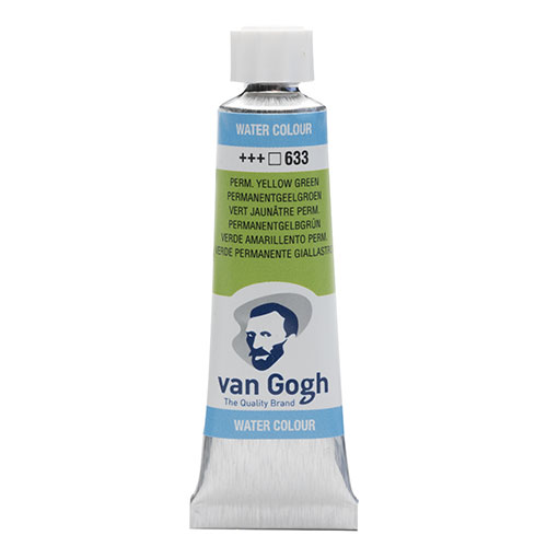 Royal Talens Van Gogh Water Colour - (.3oz/10ml) Permanent Yellow Green