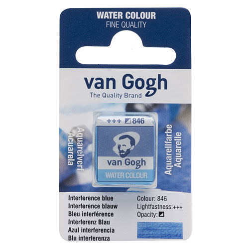 Royal Talens Van Gogh Water Colour Half Pan - Interference Blue