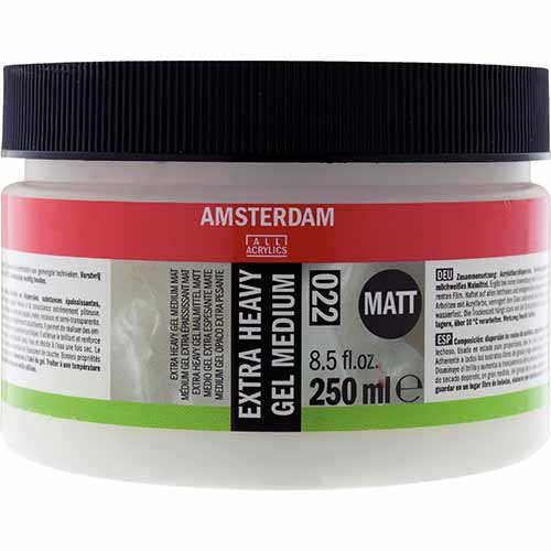 Amsterdam Acrylic Extra Heavy Gel Medium Matt- 250ml
