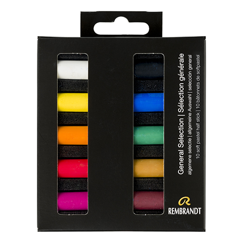 Rembrandt Soft Pastel 10 Half Stick Micro Set- General Selection