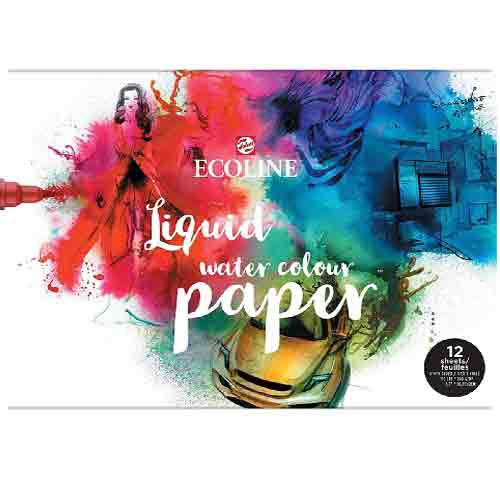Ecoline Liquid Watercolor Print Paper Pad 11.7" x 16.5" -  A3(12ct Sheets, 110lb)