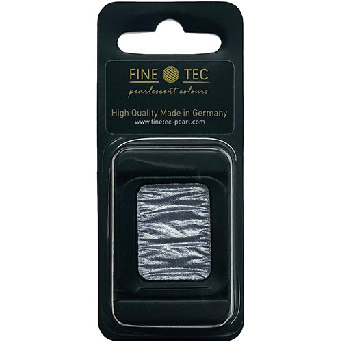 FineTec Pearlescent Watercolour Pan refill- Blue Silver