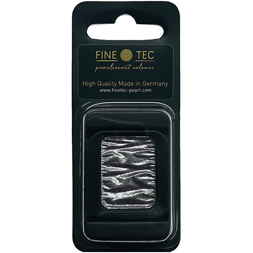 FineTec Pearlescent Watercolour Pan refill- Platinum