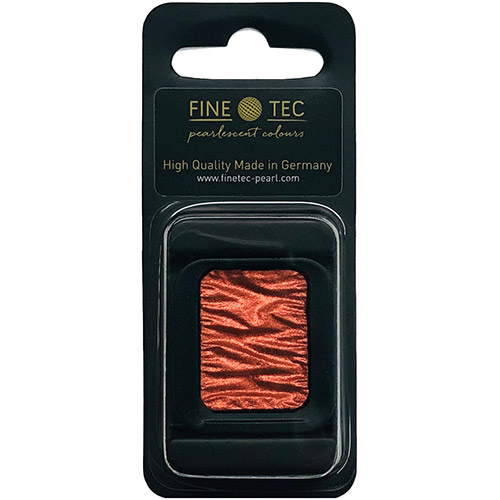 FineTec Pearlescent Watercolour Pan refill- Tangelo