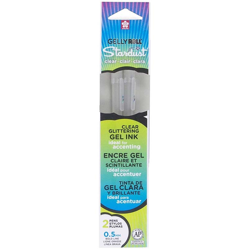 Sakura Gelly Roll Stardust Pens - (2 Pack) Clear
