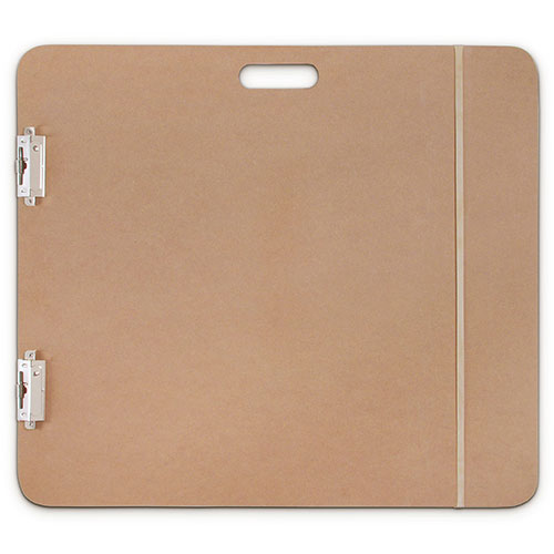 Recycled Hardboard Sketchboard W/ Elastic- 26"x23"