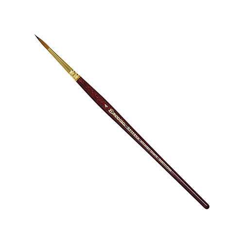 Escoda Reserva Kolinsky Tajmyr Watercolor Brush - Round #4