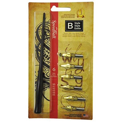 Speedball Pen Nib Set - (7 Pieces) Round B Style