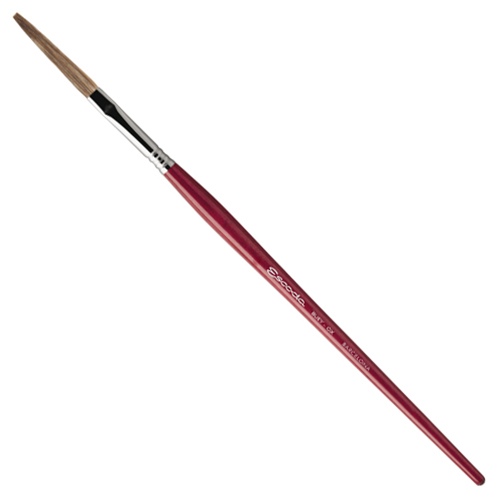Escoda Bravo Brush for Lettering - Long Flat #4