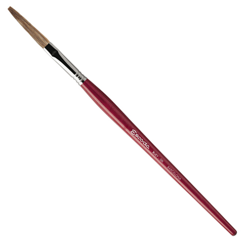 Escoda Bravo Brush for Lettering - Long Flat #6
