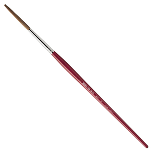Escoda Bravo Brush for Lettering - Long Round Square Edge #1