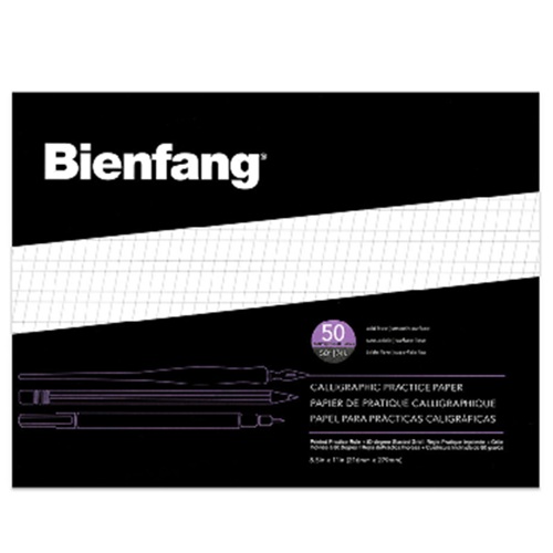Speedball Bienfang Calligraphy Practice Paper Pad 8.5" x 11" - (50 Sheets, 50lb)   R400141