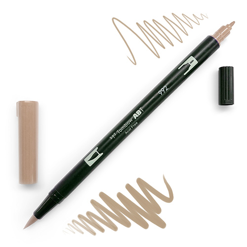Tombow Dual Brush Pen -Sand 992