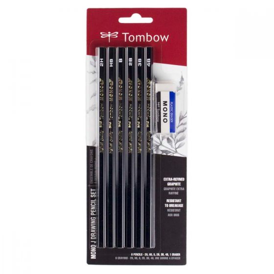 Tombow Graphite Drawing Pencil Set 6ct