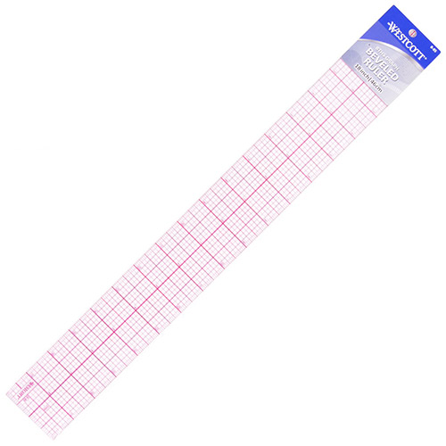 Westcott 8ths Graph Beveled Ruler 2in x 18in