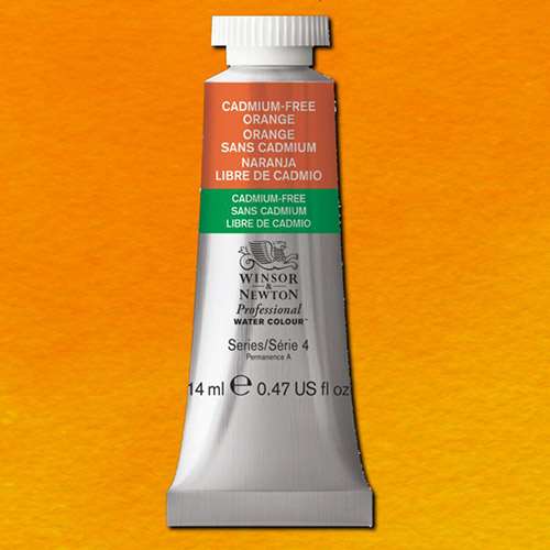 Winsor & Newton Professional Water Colour - (.47oz/14ml) Cadmium-Free Orange