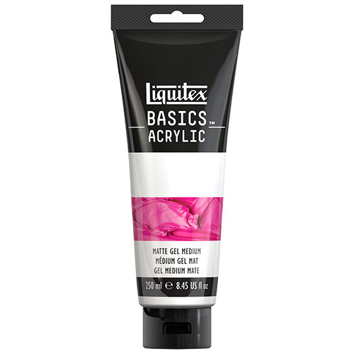 Liquitex Basics Acrylic Medium - (8.5oz/250ml) Matte Gel