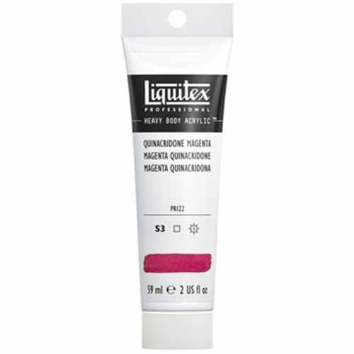 Liquitex Professional Heavy Body Acrylic Paint  (2oz/59ml) Quinacridone Magenta (Acra Violet)