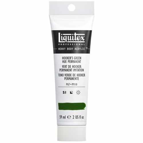 Liquitex Professional Heavy Body Acrylic Paint - (2oz/59ml) Hooker's Green Hue