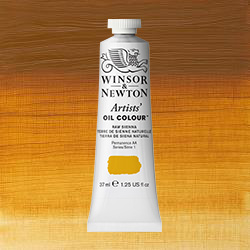 Winsor & Newton Artists' Oil Colour Paint - (1.25oz/37ml) Raw Sienna