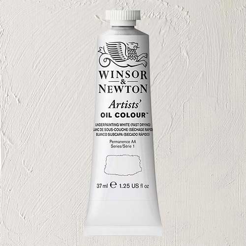 Winsor & Newton Artists' Oil Colour Paint - (1.25oz/37ml) Underpainting White (Fast Drying)