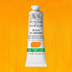 Winsor & Newton Artists' Oil Colour Paint - (1.25oz/37ml) Cadmium-Free Yellow Deep