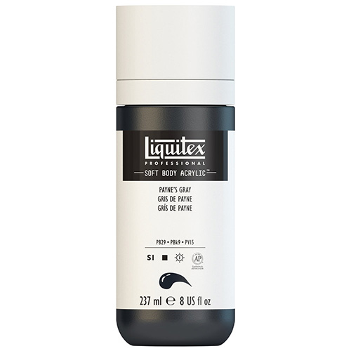 Liquitex Professional Soft Body Acrylic Paint - (8oz/237ml) Paynes Gray