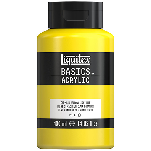 Liquitex Basics Acrylic Paint - (13.5oz/400ml) Cadmium Yellow Light